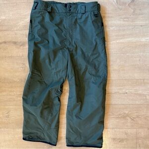 Columbia Convert Men's Olive lighterweight snowboard ski Pants large